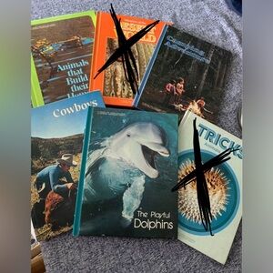 Vintage Lot of 4 ONLY 1975-76 National Geographic Young Explorers Kid Books